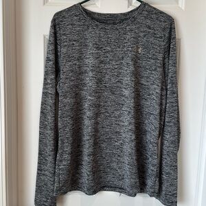Under Armour Men's Charcoal Long Sleeve Tee